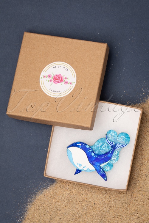 Daisy Jean - Wilma the Whale Brooch 2