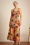 70s Anna Paraiso Maxi Dress in Apricot Pink