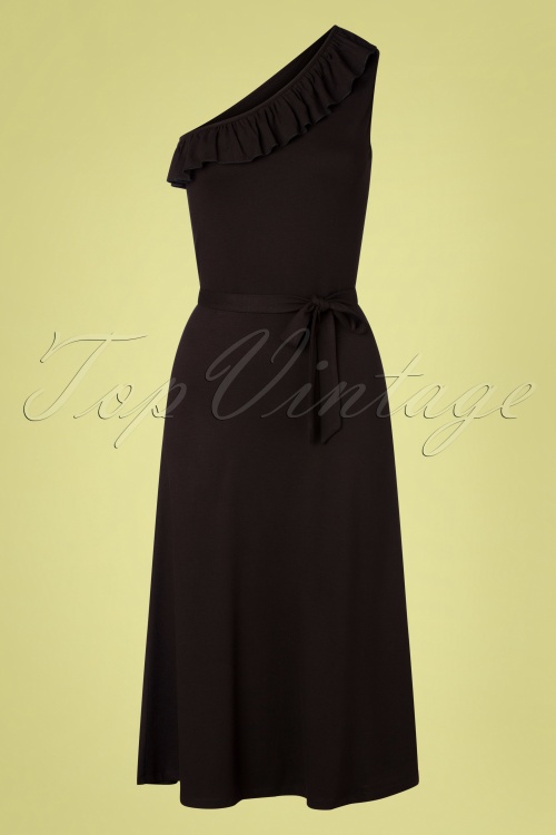 King Louie - 60s Andrea Classic Dress in Black 2