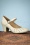Miz Mooz Zapatos de tacón Mary Jane de plumas en hielo de los años 60