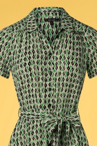 King Louie - Olive Bowling Midi jurk in Peapod Groen 3