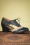 Miz Mooz Zapatos de Salón Fleur 40s en Denim y Crema