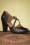 Zapatos de salón Jada de los años 50 en negro