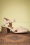 Miz Mooz Zapatos de salón Nice Mary Jane en color crema de los años 60