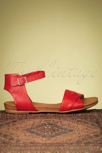 Miz Mooz - 70s Avon Sandals in Scarlet Red 4