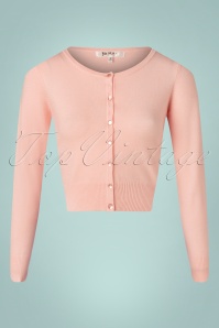 MAK Cropped Cardigan Blush Pink