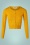 Mak Sweater 50s Nyla Cropped Cardigan in Honey