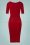 Vintage Chic 41729 Pencildress Selene 50s Red 08102020 008W