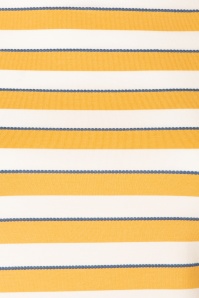 Banned Retro - 50s Kate Stripe Top in Yellow 3