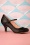 Zapatos de tacón Bettie de los años 50 en negro