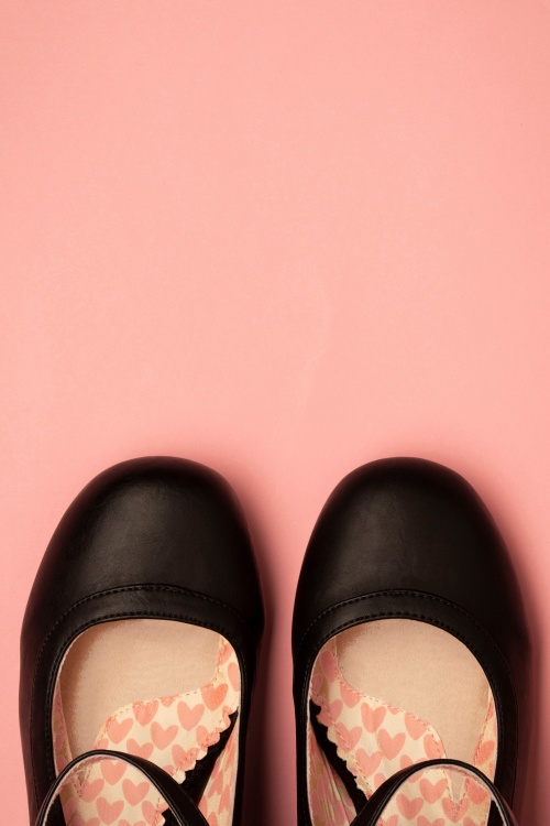 Bettie Page Shoes - Bettie-pumps in zwart 2