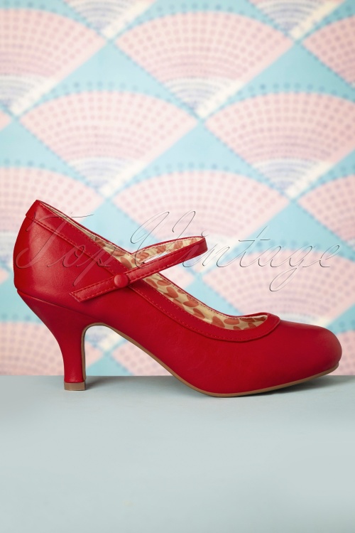 Bettie Page Shoes - Bettie-pumps in zwart