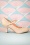 Bettie Page Shoes - 50er Jahre Bettie Pumps in Latte