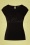 50s Shirley Ecovero Light Top in Black