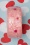Splendette TopVintage Exclusive ~ Bracelet Jonc Extra Large Starburst Années 50 en Rose Sweet Cheeks