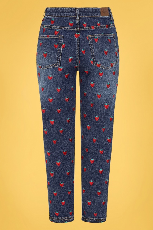 Bunny - 50s Strawberry Jeans in Denim Blue 4