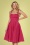 50er Valerie Swing Kleid in Cerise Pink