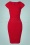 Vintage Chic for TopVintage 50s Serenity Pencil Dress in Lipstick Red