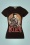 50er Young Elvis Presley T-Shirt in Schwarz