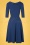 Vintage Chic 41480 Blue Plain Swing Dress 20201014 008W