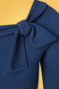 Vintage Chic for Topvintage - Robe Corolle Beverly Années 50 en Bleu Roi 5