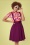 Timeless 50s Spoil Me Pinafore Skirt in Purple