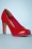 Tamaris - 50s Katie Laquer Pumps in Chili Red 2