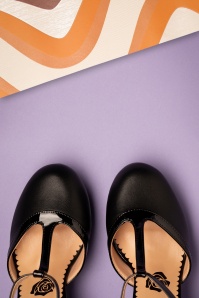Banned Retro - 50s Country Rose Heels in Black 3