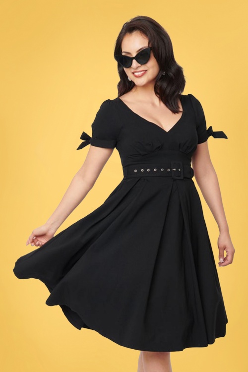 Unique Vintage | 50s Doreen Swing Dress ...