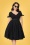 Unique Vintage 41915 Doreen Swing Dress Black 20220131 020LW