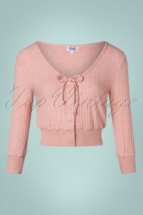 vintage pink cardigan