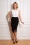 Hearts And Roses 41319 Pencil Dress Black White 20220202 021L