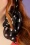 Zazoo 10676 Vintage Retro Hairband Polkadot Black 20220126 040M W