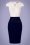 Hearts And Roses 41318 Pencildress White Blue 02032022 502W