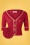 50s Boat Club Cardigan in Red