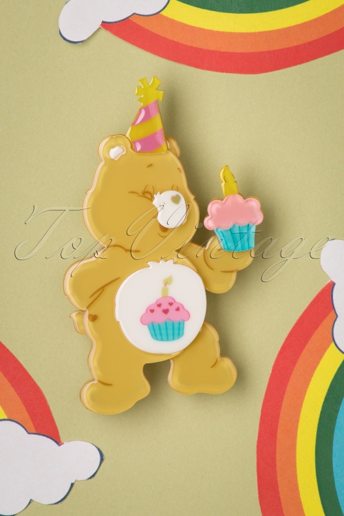 Erstwilder - Birthday Bear's Cake Brooch