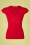 50s Be Free Jersey Top in Rood