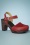 Clumpys 41392 Bo Sandal Red Heels 220208 606 W