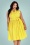 50s Cry Baby Dress in Yellow