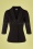 50s Leila Blazer Jacket in Zwart