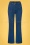 70s Betsy Bell Bottom Trousers in Blue