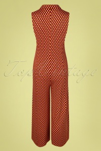 Surkana - Selly mouwloze jumpsuit in oranje 4