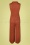 Surkana - 70s Selly Sleeveless Jumpsuit in Orange 4