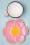 Sass & Belle 41924 Saucer Set Pink Flower Yellow Frida 220214 609