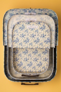 Sass & Belle - Celeste Floral Suitcase Set 3