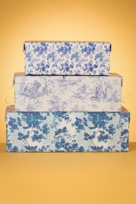 Sass & Belle - Celeste Floral Suitcase Set 5