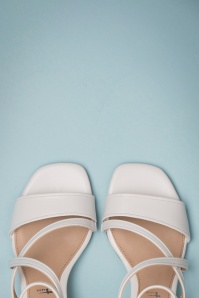 Tamaris - 60s Mirna Matte Sandals in White 3