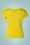 King louie 40102 Boatneck Top Heart Ajour Cress Yellow 091221 007W