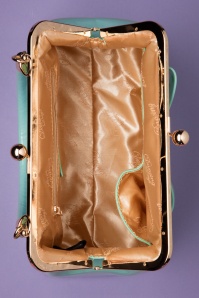 Banned Retro - American Vintage Patent tas in mintblauw 2