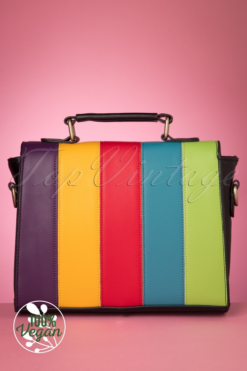 Lola Ramona - 50s Stella Vegan Handbag in Multi 6